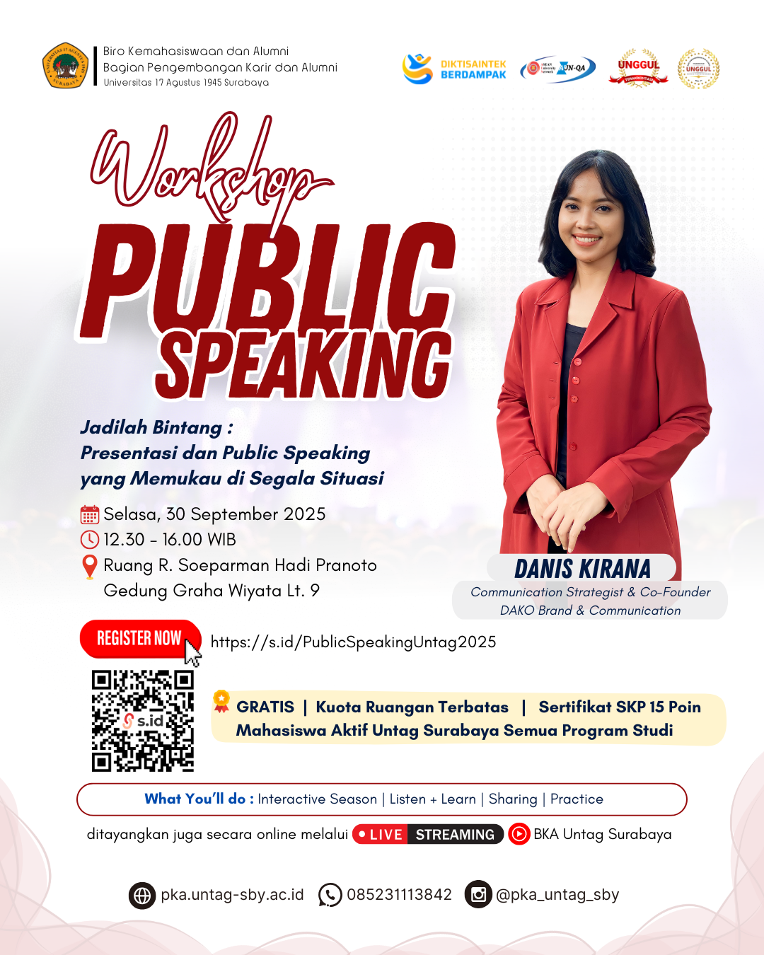 Informasi Workshop Public Speaking