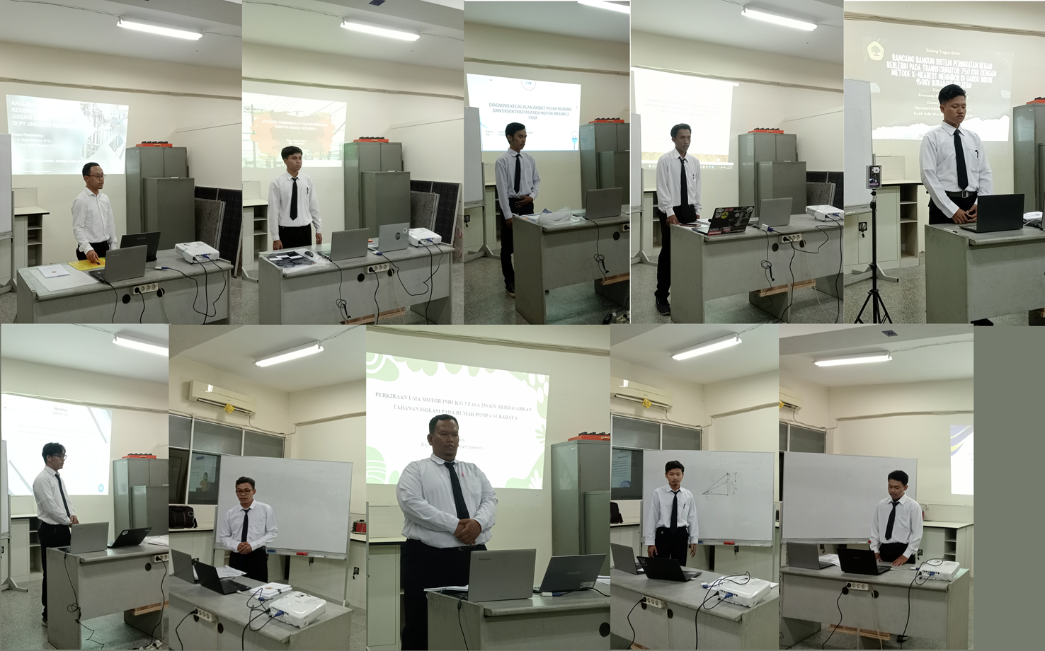 Sidang Tugas Akhir (TA) sistim tenaga prodi teknik elektro UNTAG Surabaya (30/06/2025)