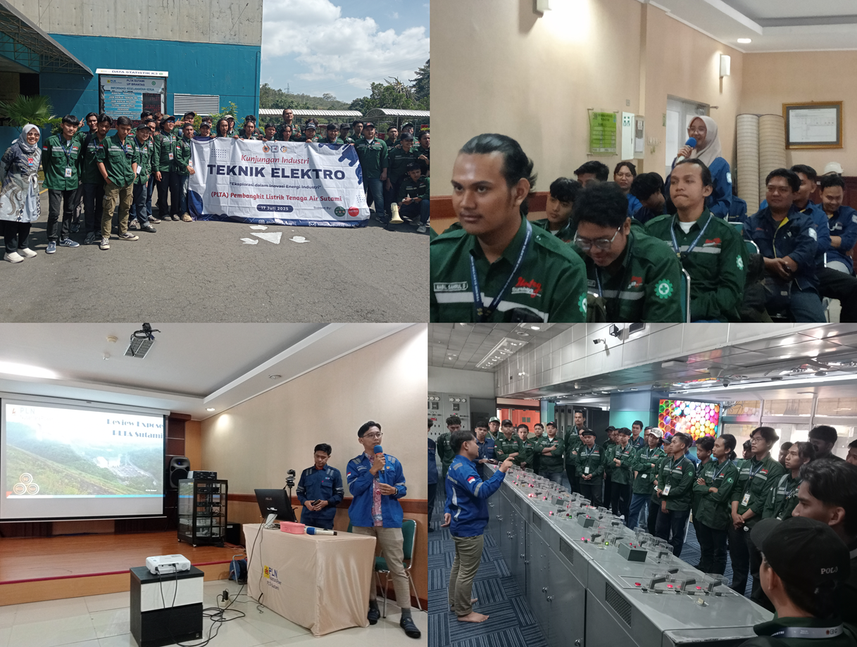 Kunjungan mahasiswa prodi teknik Elektro di PLTA Sutami